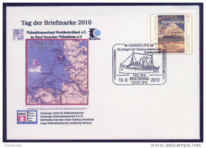Alemania 2010 Entero Postal Circulado. Día Del Sello . Barcos.See Desc. - Schiffe