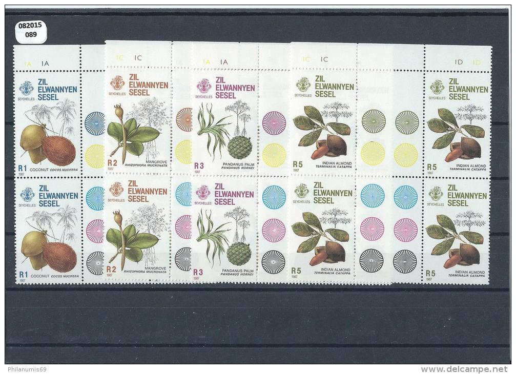 SEYCHELLES 1987 - YT N° 150/153 NEUF SANS CHARNIERE ** (MNH) GOMME D'ORIGINE LUXE - Seychellen (1976-...)