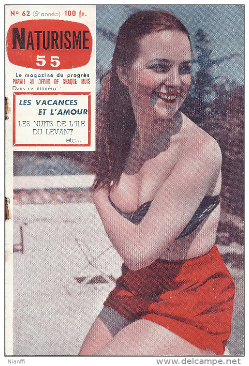 île Du Levant -Naturisme 55 N° 62 (5e Année) Photos De S.de SAZO - 1950 - Oggi