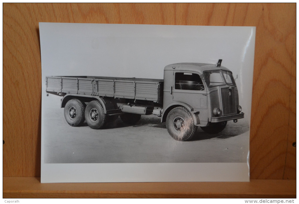 8 Photos Originales  De Camions Et Tracteur FIAT.Direzione Stampa E Propaganda. (Notice En Italien) - Guerre, Militaire
