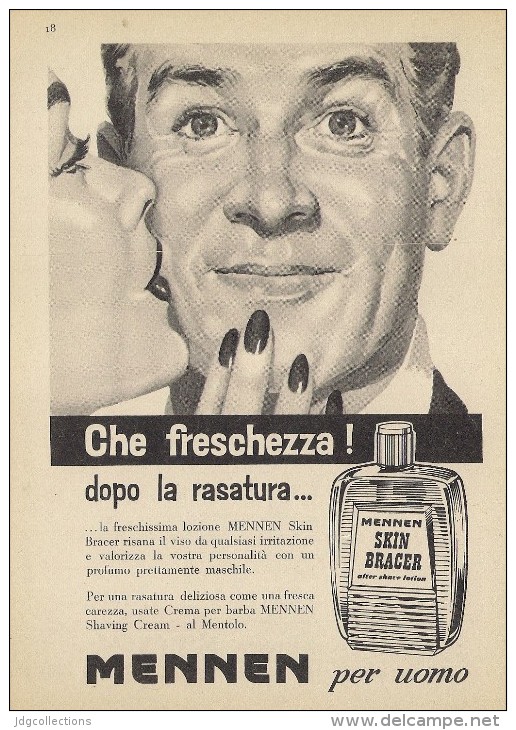 # MENNEN DEODORANT,  ITALY 1950s Advert Pubblicità Publicitè Reklame Deodorante Desodorant Desodorante - Non Classificati