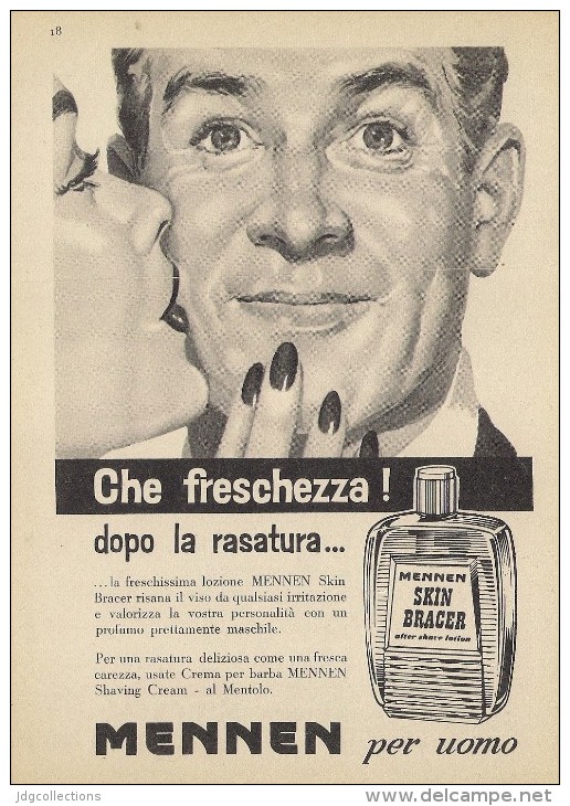 # MENNEN DEODORANT,  ITALY 1950s Advert Pubblicità Publicitè Reklame Deodorante Desodorant Desodorante - Non Classés