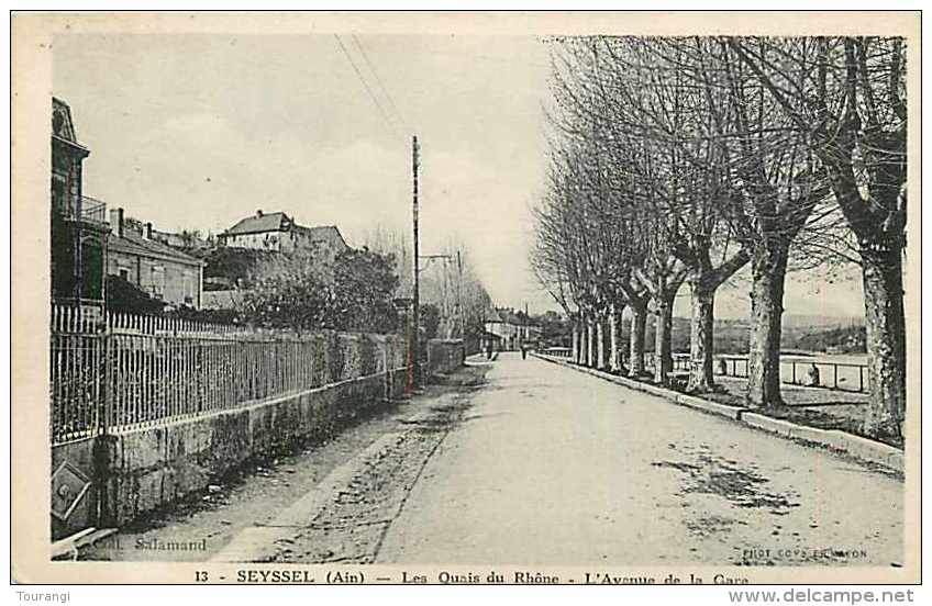 0715 643: Seyssel  -  Quais Du Rhône  -  Avenue De La Gare - Seyssel