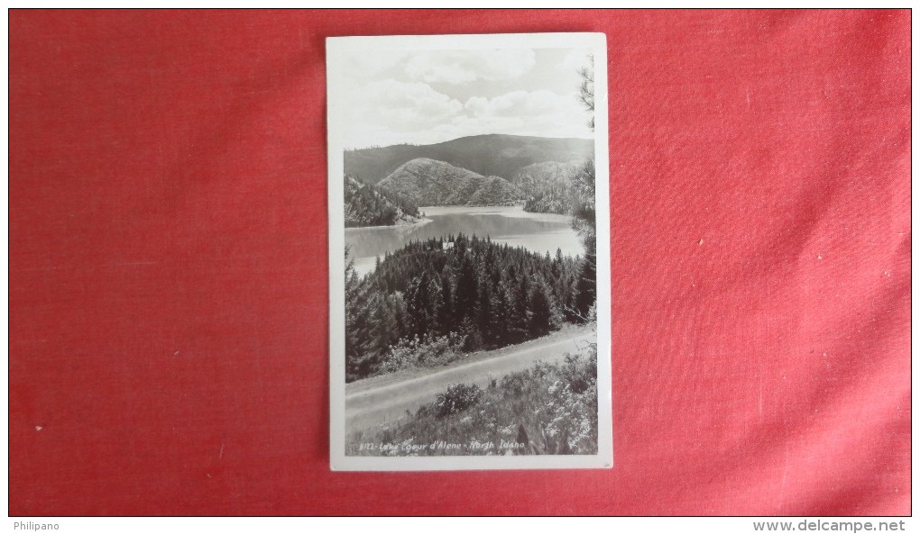 ID - Idaho> RPPC  Lake  Coeur D'Alene -------ref   1925 - Coeur D'Alene