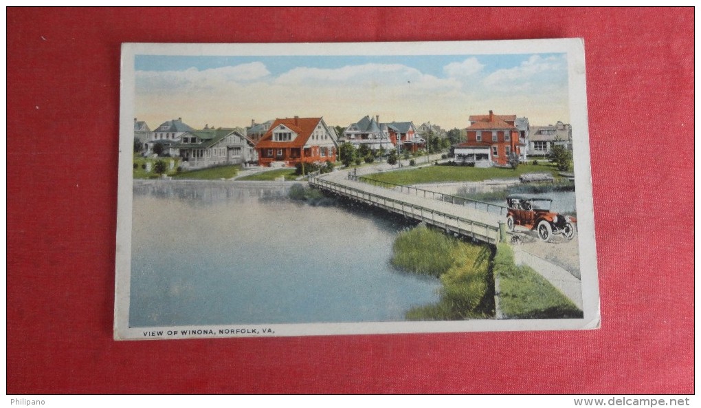 - Virginia> Norfolk View Of Winona    Ref   1925 - Norfolk