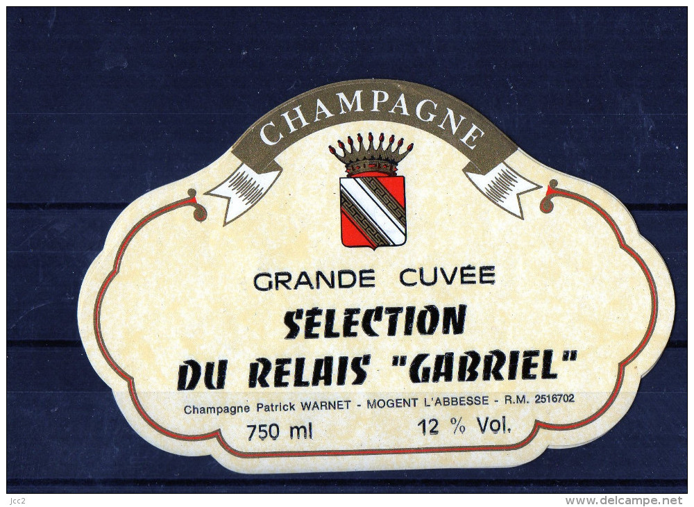 CHAMPAGNE - Grande Cuvée (Sélection Du Relais Gabriel) - Prénoms