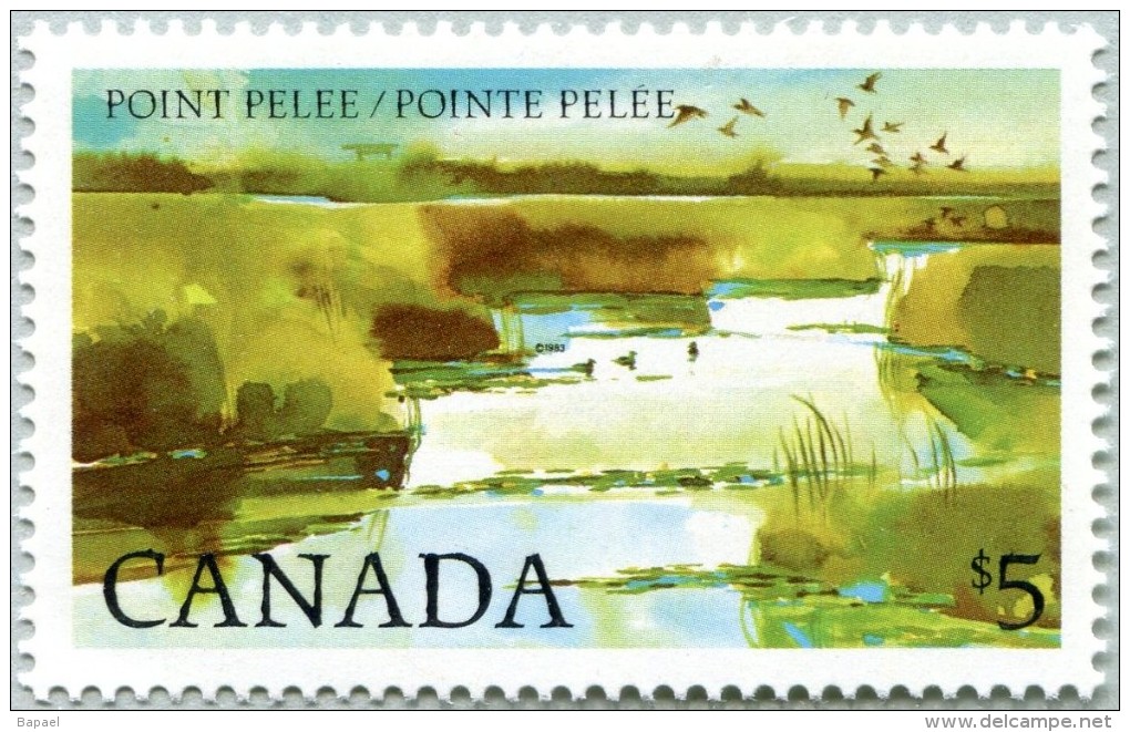 N° Yvert 827 - Timbre Du Canada (1983) - MNH - Parc National De La Pointe Pelée (JS) - Ongebruikt