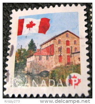 Canada 2010 Flag Over Historic Mills Old Stone Mill P - Used - Used Stamps