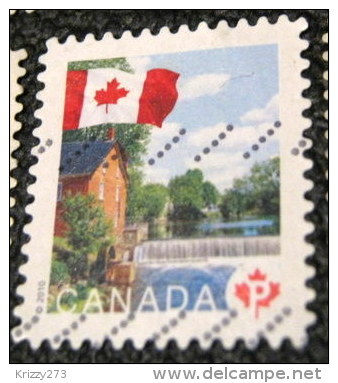 Canada 2010 Flag Over Historic Mills Cornell Mill P - Used - Used Stamps