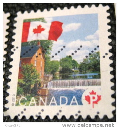 Canada 2010 Flag Over Historic Mills Cornell Mill P - Used - Used Stamps