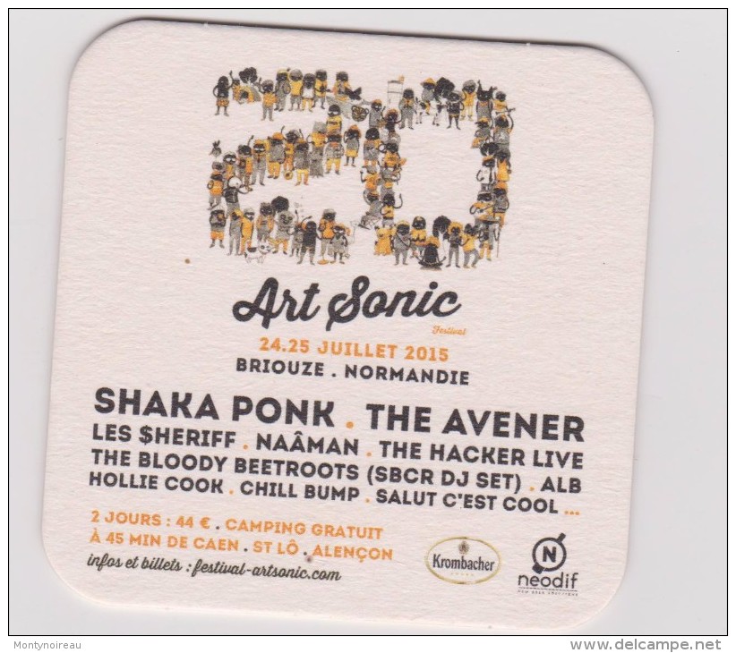 Sous-bocks : Festival ART  SONIC  Briouze, Orne ( Shaka Ponk ,the Avener,les Sheriff,naäman,the Hacker Live,hollie Cook, - Sous-bocks