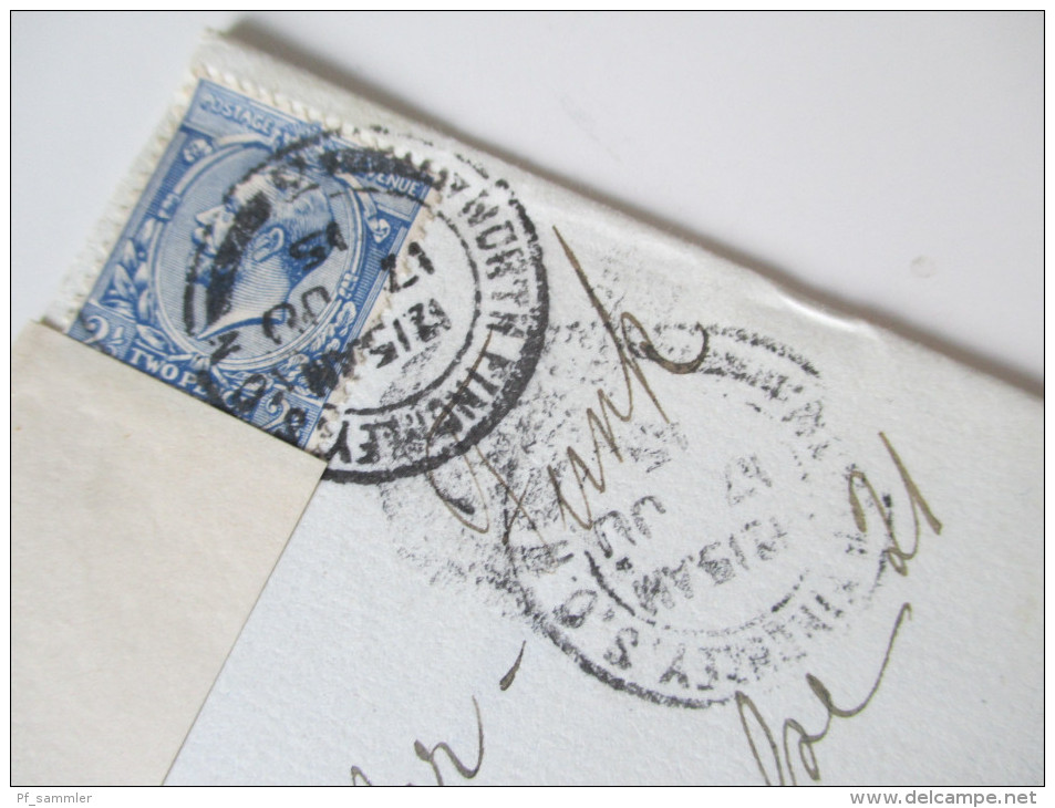 GB 1915 Zensurpost In Die Schweiz. Viele Stempel. Opened By Censor 517. - Covers & Documents