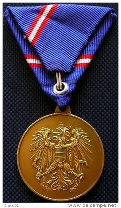 Always Ready AUSTRIA 2ND REPUBLIC HONOR MEDAL FOR THE REPUBLIC AUSTRIA "STETS BEREIT"  INSIGNIA MILITARIA - Austria