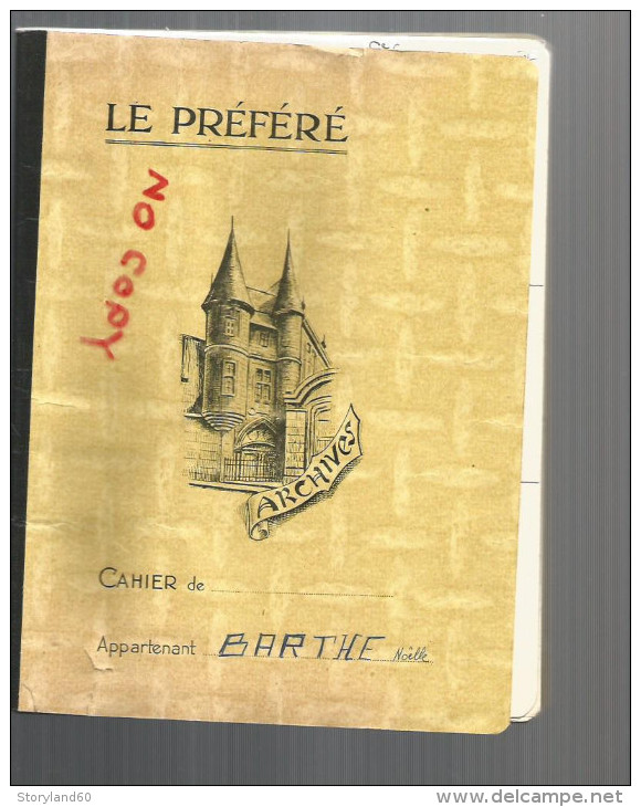 Cahier Le Préféré  96 Pages ,journal De Classe 6eme - P