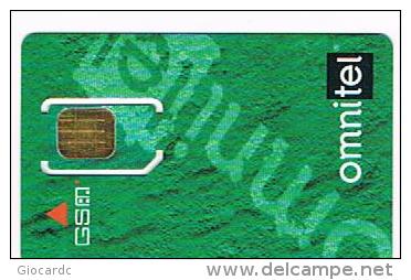 OMNITEL  ITALIA  - GSM SIM RICARICAT 7^ ED. NC - 2 ATTACCHI SITO INTERNET  -  USED -  RIF. CP - Schede GSM, Prepagate & Ricariche