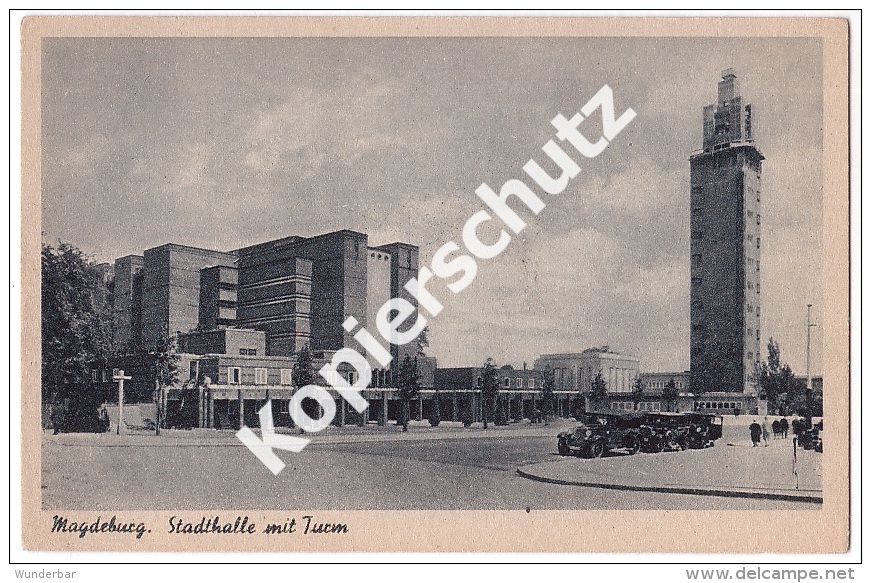 Magdeburg Stadthalle Mit Turm  (z2873) - Magdeburg