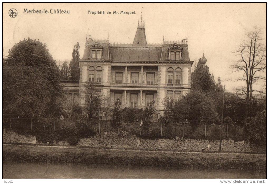 BELGIQUE - HAINAUT - MERBES-LE-CHATEAU - Propriéte De Mr. Marquet. - Merbes-le-Château