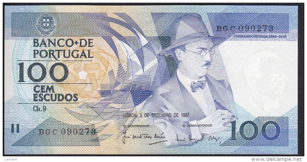 Portugal 100 Escudos 1987 P179d UNC - Portugal