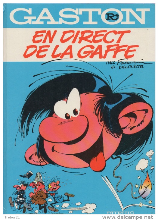 GASTON R1 -  EN DIRECT DE LA GAFFE - FRANQUIN ET DELPORTE - 4 Scans - Franquin