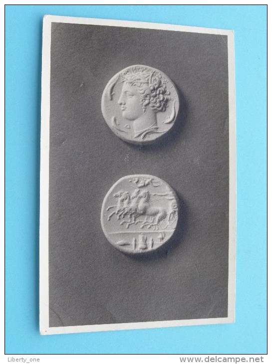 Silver DEKADRACHM By Euainetos : Syracuse 413 B C () Anno 19?? ( Zie Foto Details ) !! - Monnaies (représentations)