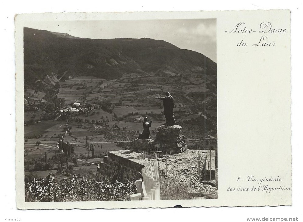 NOTRE DAME DU LANS, VUE GENERALE DE L' APPARITION - Saint Etienne, Hautes Alpes 05 -Circulé - Edit. Isoard à Gap - Saint Etienne En Devoluy