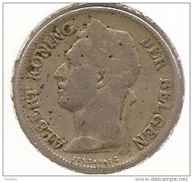 CONGO - ALBERT II * 50 Centiem 1926 Vlaams * Z.Fraai * Nr 2960 - 1910-1934: Albert I