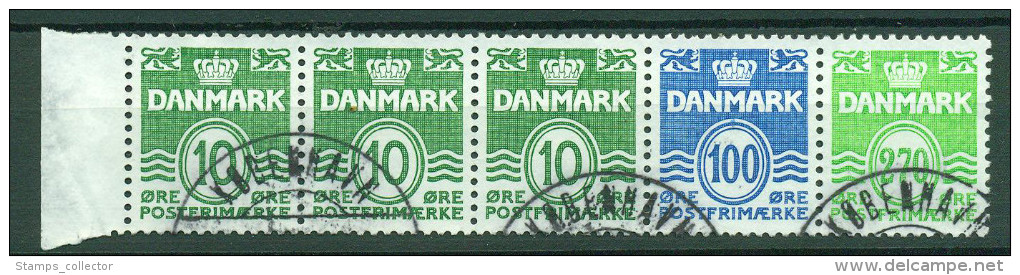 Denmark.  HS 11, Complet Booklets Pane, Single, Very Fine  Used - Carnets