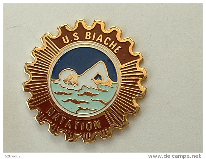 Pin´s U.S BIACHE NATATION - 2éme Version - Natation