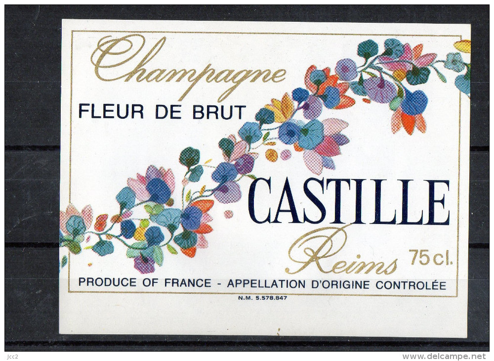 CHAMPAGNE  - Fleur De Brut - Castille - Blumen