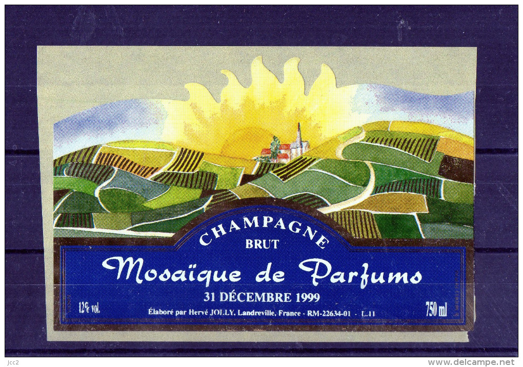 CHAMPAGNE  - Mosaique De Parfums - 31 Décembre 1999 - Flowers