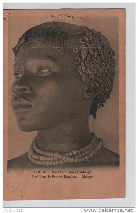 TP 10 C Mols S/CP Type De Femme Bougbou-Mobaye C.Boma En 1913 V.Bois De Lessines C.d'arrivée PR2261 - Lettres & Documents