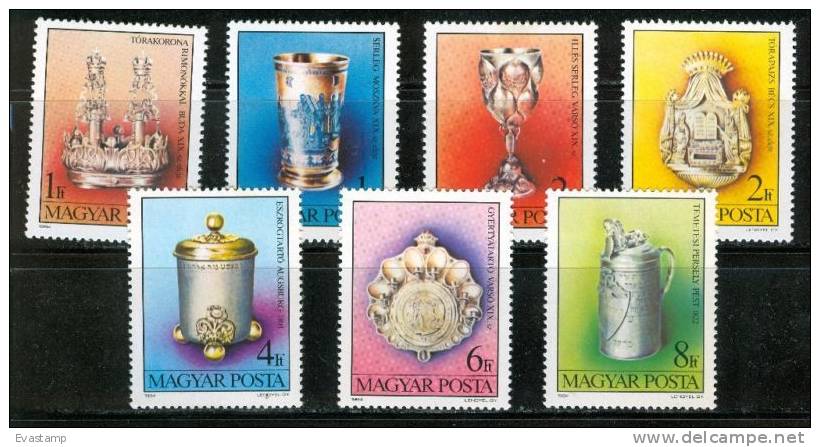HUNGARY - 1984.Hungarian Jewish Art Cpl.Set MNH! - Unused Stamps