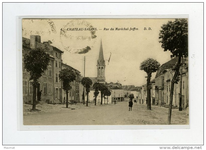 CHATEAU-SALINS /////   Rue Du Maréchal_ Joffre - Chateau Salins