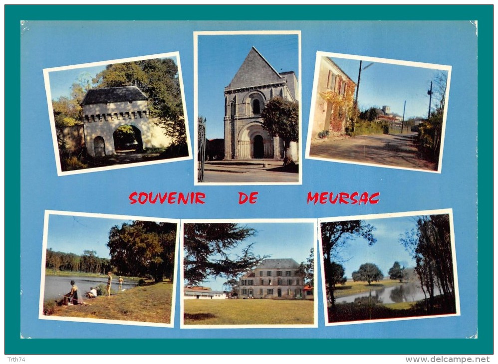 17 Meursac Logis De La Motte, église ( Multivues ) - Autres & Non Classés