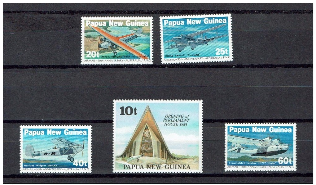 PAPUA NEW GUINEA...1980's....mh - Papouasie-Nouvelle-Guinée