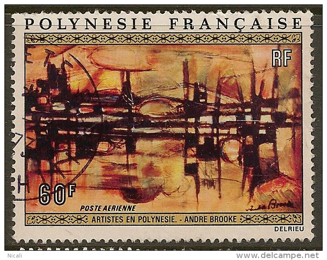 FRENCH POLYNESIA 1972 60f Painting SG 162 U #OG153 - Oblitérés
