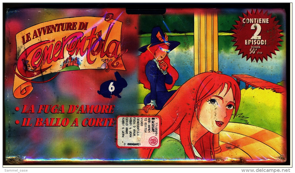 VHS Video  -  Cenerentola  -  Original Packaged In Protective Film  -  La Fuga D’amorevon  -  Il Ballo A Corte  -  1997 - Kinderen & Familie