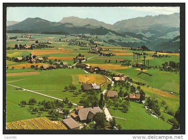 UNTERLANGENEGG BE Steffisburg Thun Flugaufnahme 1987 - Steffisburg