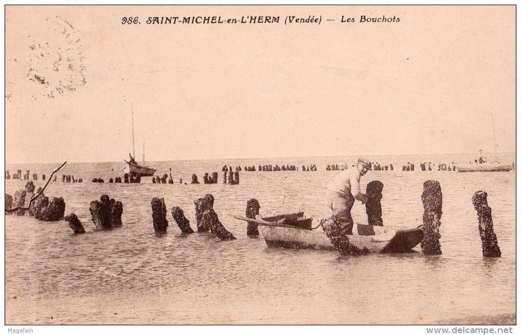 St Michel En L'Herm : Les Bouchots - Saint Michel En L'Herm