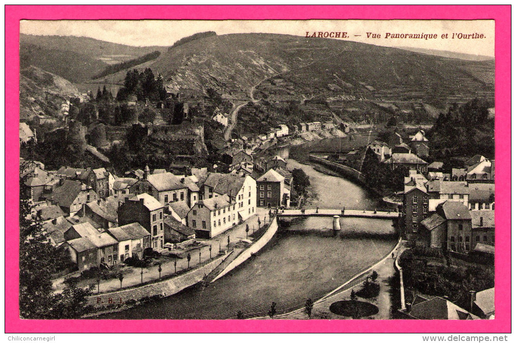 Laroche - Vue Panoramique Et L'Ourthe - P.B.I. - 1909 - La-Roche-en-Ardenne