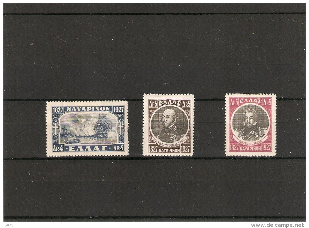 Lot  Divers Timbres 1928  Yvert 370,372,374 * - Neufs