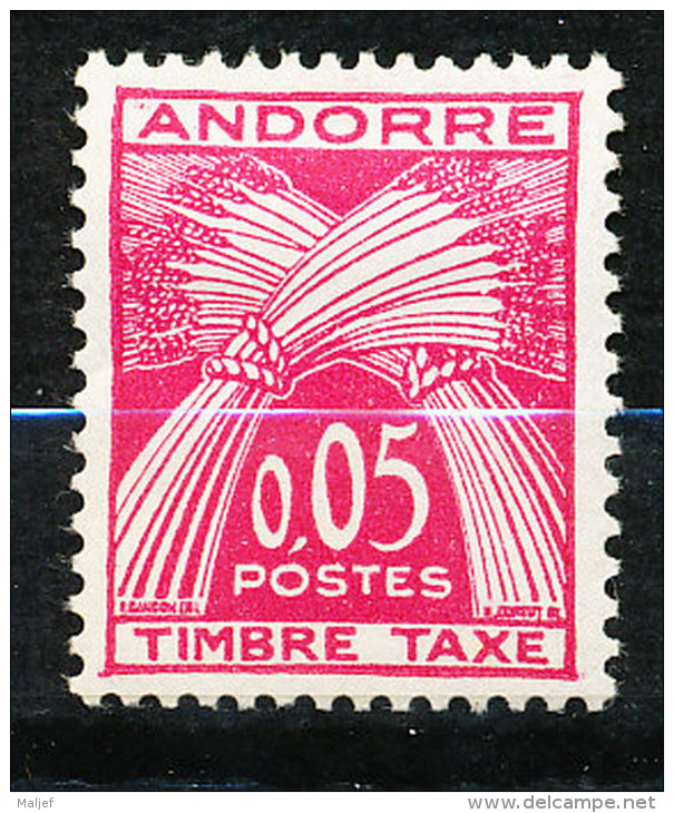 42 Andorre Timbre Taxe - Gebruikt