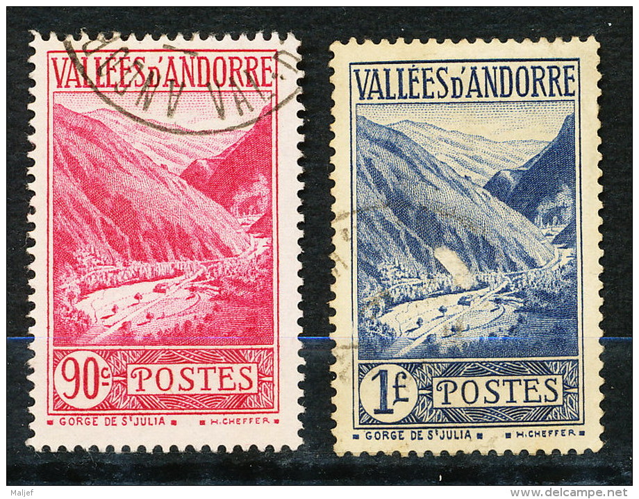 38 Et 75   GORGE DE ST JULIA - Used Stamps