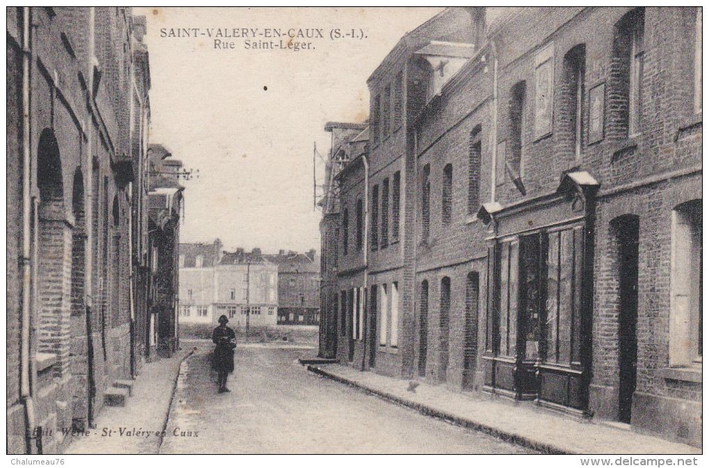 SAINT VALERY EN CAUX.Rue Saint Léger. - Saint Valery En Caux