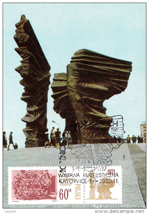PO 05 - Maximum Card - Monument Silesian Uprisings - Tarjetas Máxima