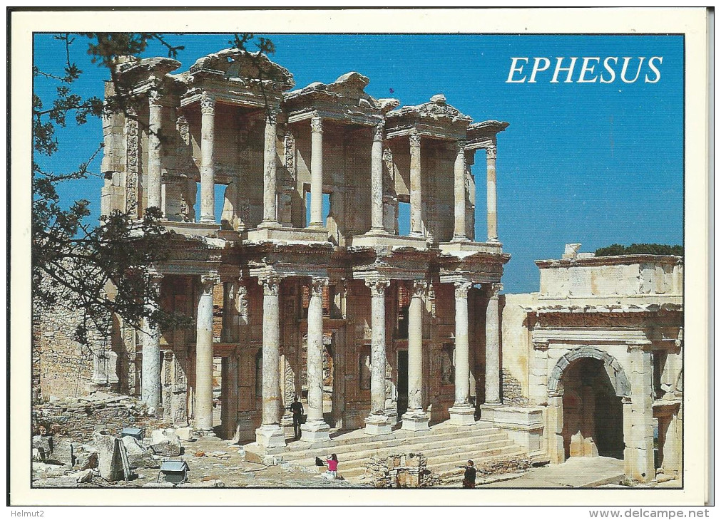 EPHESUS Ephèse Turquie - dépliant 12 cartes Monuments Ville ancienne - temple d´Artémis (voir détails 24scan) GF125