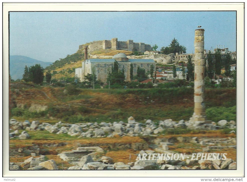 EPHESUS Ephèse Turquie - dépliant 12 cartes Monuments Ville ancienne - temple d´Artémis (voir détails 24scan) GF125