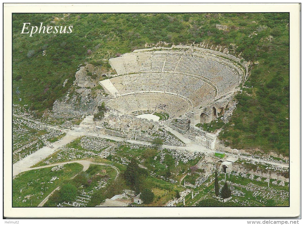 EPHESUS Ephèse Turquie - dépliant 12 cartes Monuments Ville ancienne - temple d´Artémis (voir détails 24scan) GF125