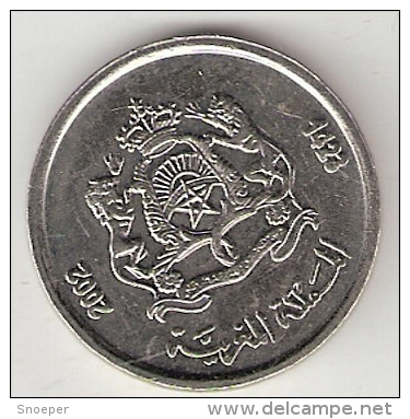 Morocco1/2 Dirham 2002 Km 116   Unc - Maroc