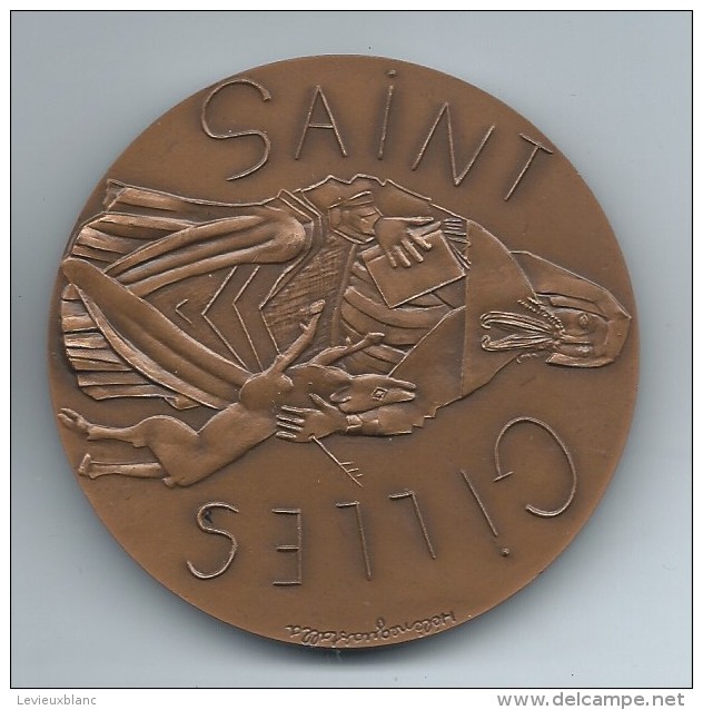 Médaille De Table/Saint Gilles/Bronze/Monnaie De Paris /1983   MED12 - Sonstige & Ohne Zuordnung